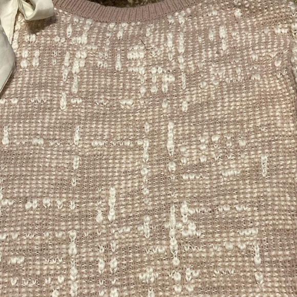 RW&Co partial wool Pink Patterned Women's Sweater - Picture 4 of 8